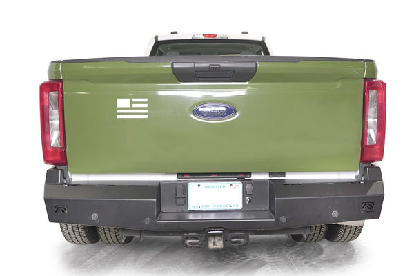 Fab Fours Red Steel Rear Bumper (MPN: FS23-RT5950-1)