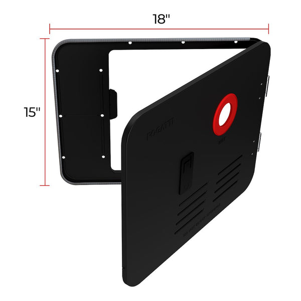 Fogatti Water Heater Access Door (MPN: FSBD-1518/BLACK)