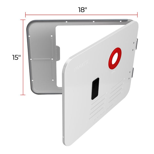 Fogatti Water Heater Access Door (MPN: FSWD-1518/WHITE)
