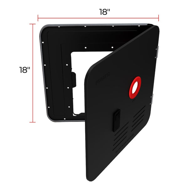 Fogatti Water Heater Access Door (MPN: FSBD-1818/BLACK)