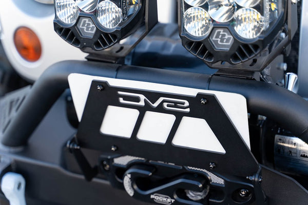 DV8 Offroad Flip-Up License Plate Bracket (MPN: LPBM-02)