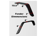 DV8 Offroad Flat Fenders (MPN: FENDB-02)