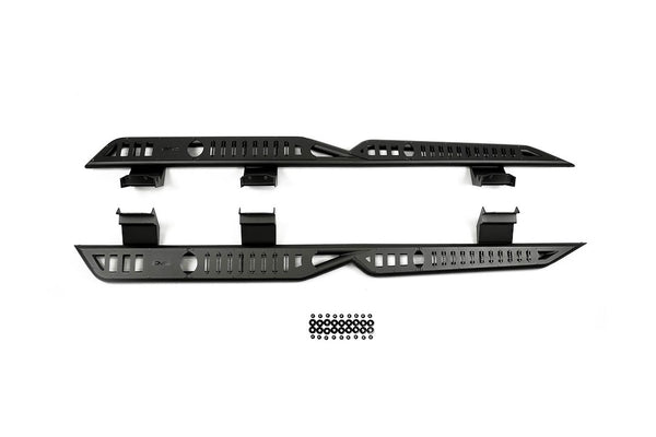 DV8 Offroad Round Tube Side Steps (MPN: SRFF1-01)