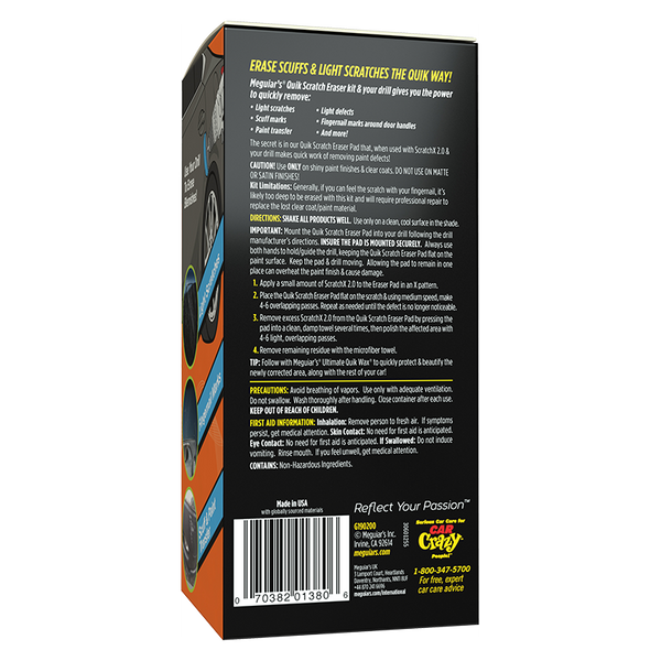 Meguiars Scratch Eraser Kit (MPN: G190200)