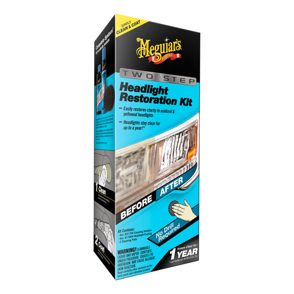 Meguiars Two-Step Headlight Restoration Kit (MPN: G2970)