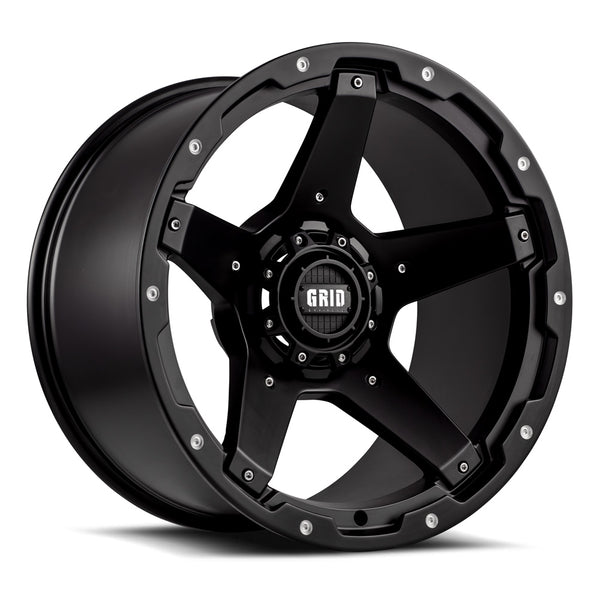 Grid Wheels GD04 20 Inch Matte Black Wheel (MPN: GD0420120052B487)