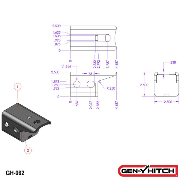 Gen-Y Hitch Pintle Lock (MPN: GH-062)