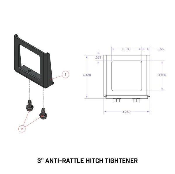 Gen-Y Hitch Trailer Hitch Receiver Tube (MPN: GH-102269)