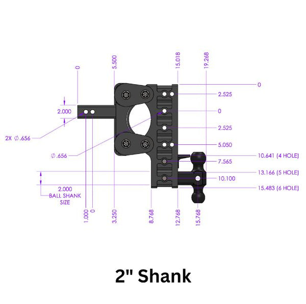 Gen-Y Hitch Torsion-Flex Trailer Hitch Ball Mount (MPN: GH-1024)