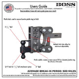Gen-Y Hitch Torsion-Flex Trailer Hitch Ball Mount (MPN: GH-1024)