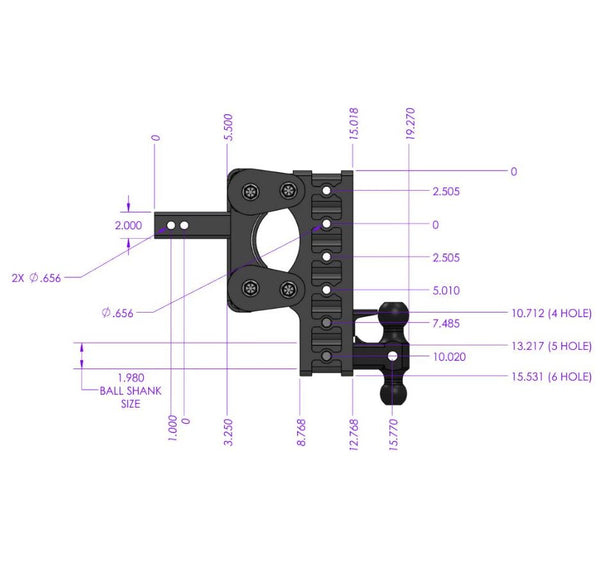Gen-Y Hitch Torsion-Flex Trailer Hitch Ball Mount (MPN: GH-1115)