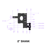 Gen-Y Hitch Torsion-Flex Trailer Hitch Ball Mount (MPN: GH-1124)