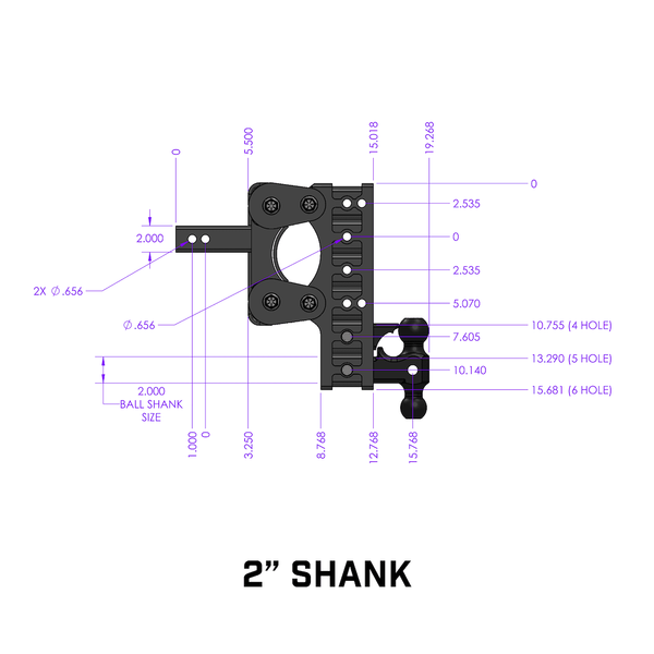 Gen-Y Hitch Torsion-Flex Trailer Hitch Ball Mount (MPN: GH-1124)