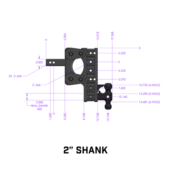 Gen-Y Hitch Torsion-Flex Trailer Hitch Ball Mount (MPN: GH-1125)