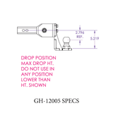 Gen-Y Hitch Glyder Torsion-Flex Ball Mount (MPN: GH-12005)