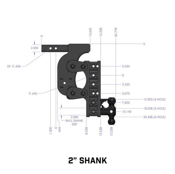 Gen-Y Hitch Torsion-Flex Ball Mount (MPN: GH-1215)