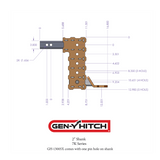 Gen-Y Hitch Adjustable Trailer Hitch Ball Mount (MPN: GH-13054X)