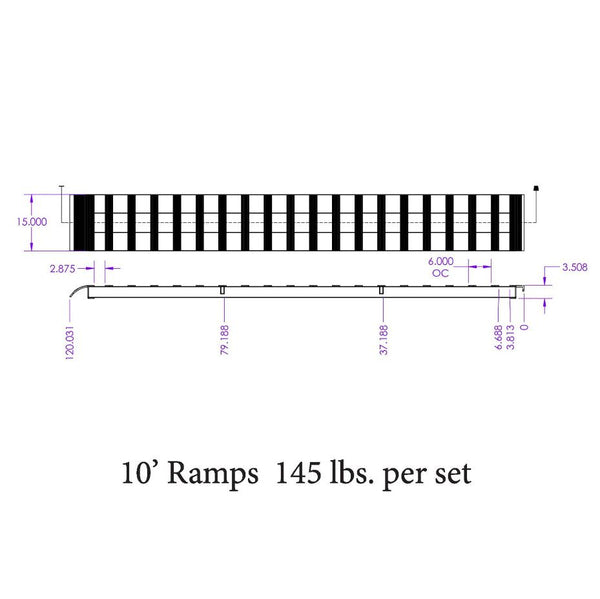 Gen-Y Aluminum Loading Ramps (MPN: GH-16120)