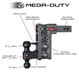 Gen Y Mega Duty Trailer Hitch Ball Mount (MPN: GH-1724)
