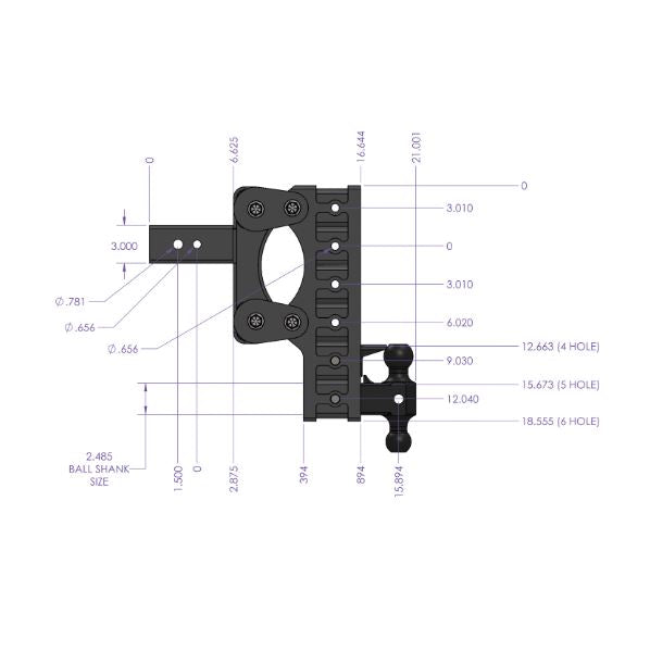 Gen-Y Hitch Torsion-Flex Ball Mount (MPN: GH-1815)