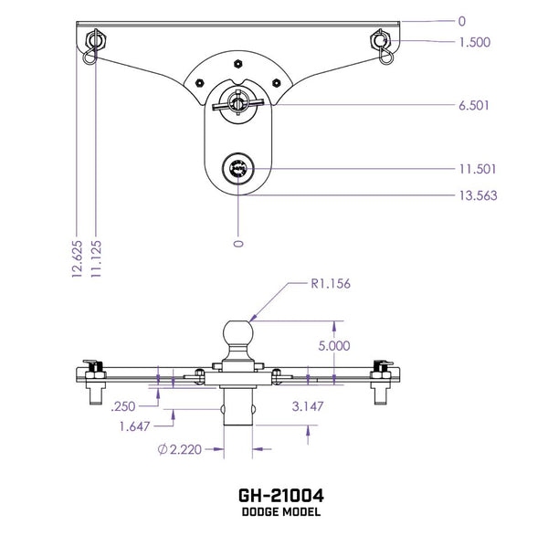 Gen-Y Hitch Gooseneck Trailer Hitch Ball (MPN: GH-21004)