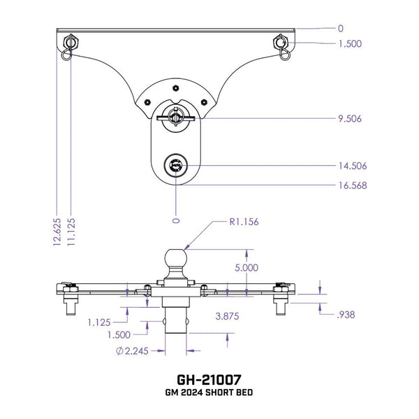 Gen-Y Hitch Gooseneck Trailer Hitch Ball (MPN: GH-21007)