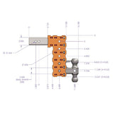 Gen-Y Hitch Phantom-X Heavy Duty Ball Mount (MPN: GH-2413X)