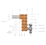 Gen-Y Hitch Phantom-X Trailer Hitch Ball Mount (MPN: GH-2414X)