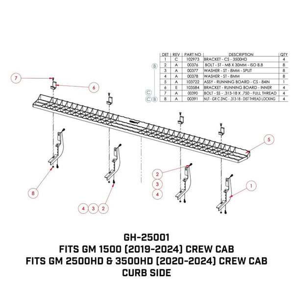 Gen-Y Hitch Running Boards (MPN: GH-25001)