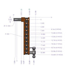 Gen Y Mega Duty Trailer Hitch Ball Mount (MPN: GH-323)