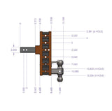 Gen Y Mega Duty Trailer Hitch Ball Mount (MPN: GH-323)