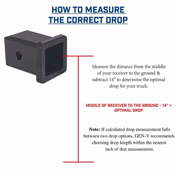 Gen-Y Mega-Duty Trailer Hitch Ball Mount (MPN: GH-515)