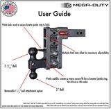 Gen-Y Mega-Duty Trailer Hitch Ball Mount (MPN: GH-515)