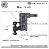 Gen-Y Mega-Duty 21k Drop Hitch (MPN: GH-625)