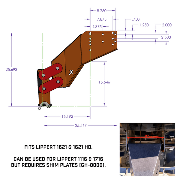 Gen-Y Hitch Gooseneck Trailer Coupler (MPN: GH-8055AL)