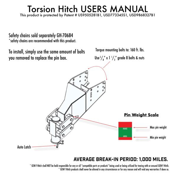 Gen-Y Hitch Gooseneck Trailer Coupler (MPN: GH-8056AL)