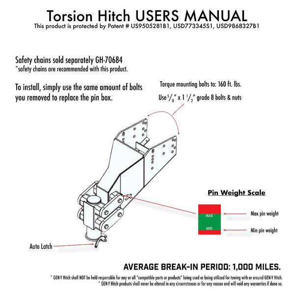 Gen-Y Hitch Gooseneck Trailer Coupler (MPN: GH-8076AL)