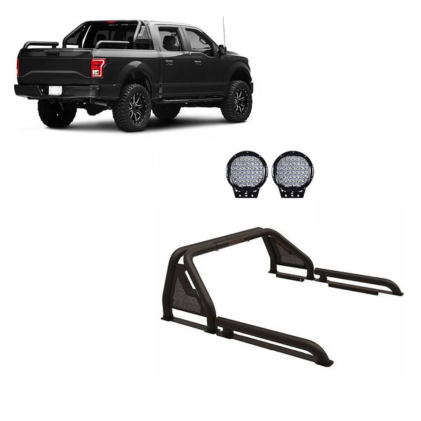 Black Horse Off Road Truck Bed Bar (MPN: GLRB-01B-PL69B)