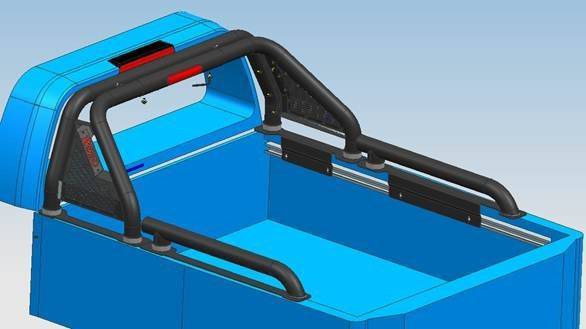 Black Horse Gladiator Truck Bed Bar (MPN: GLRB-22B)