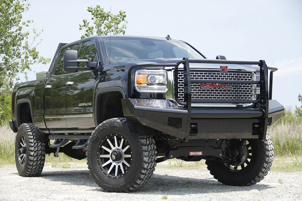 Fab Fours Black Steel Bumper (MPN: GM14-S3160-1)