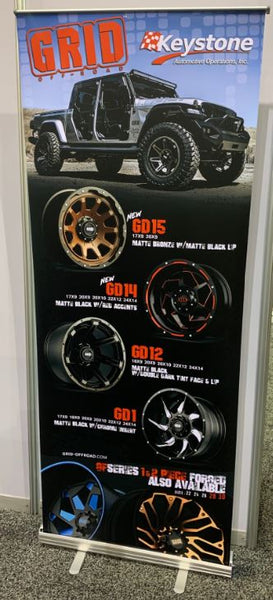 Grid Wheels 2020 Off Road Wheel Banner (MPN: 2020BANNER)