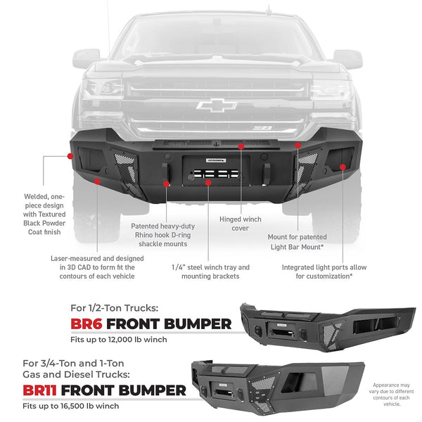 Go Rhino Bumper (MPN: 24180T)