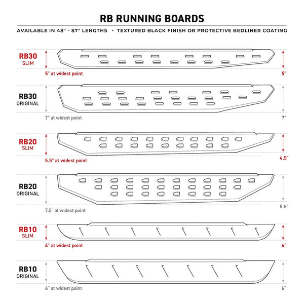 Go Rhino RB30 Slim Line Running Board (MPN: 69604887SPC)
