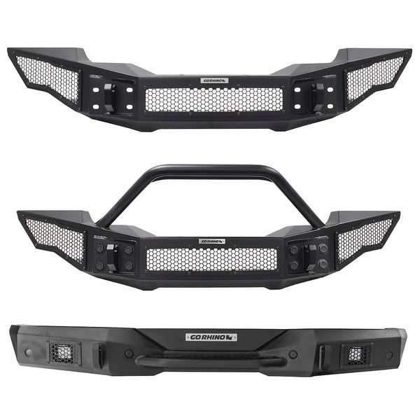 Go Rhino Winch Ready Front Bumper (MPN: 331201T)