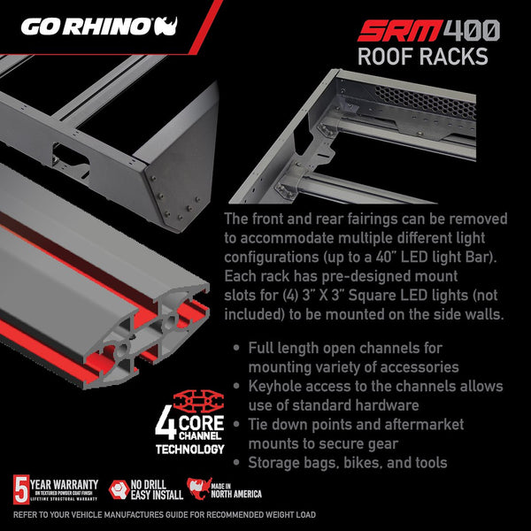 Go Rhino Roof Basket (MPN: 5934068T)