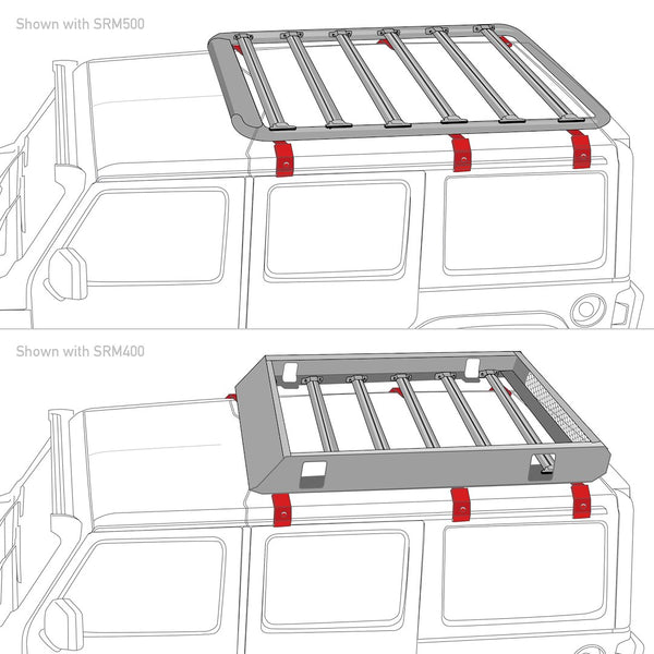 Go Rhino Roof Basket Mounting Kit (MPN: 5910011T)