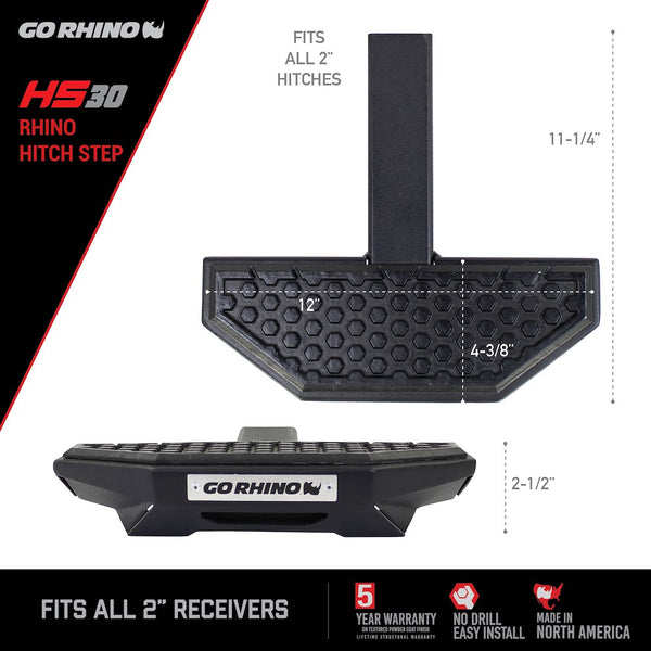 Go Rhino Hitch Step HS-30 (MPN: HS3012T)