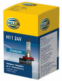 HELLA Halogen Headlight Bulb (MPN: H11 24V)