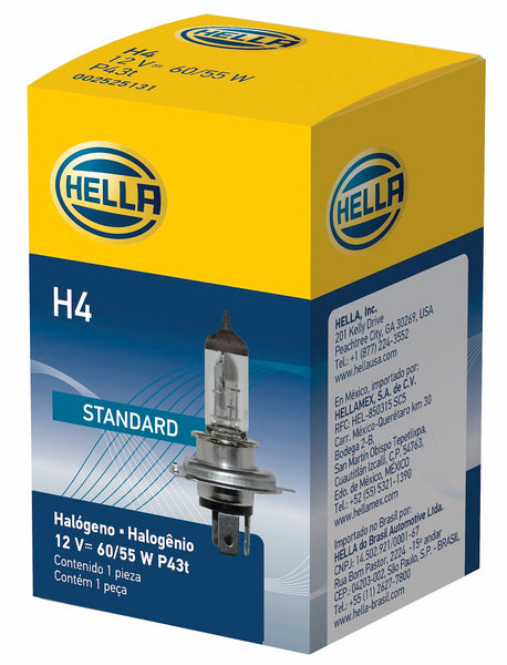 Hella Halogen Headlight Bulb (MPN: H4)