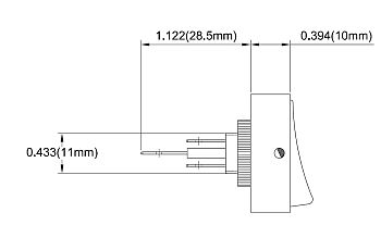 HELLA Multi Purpose Rocker Switch (MPN: H61920001)
